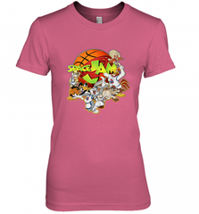 Kids Space Jam Group Shot Basketball Logo Women's Premium T-Shirt Women's Premium T-Shirt - Nice-Tshirts4u