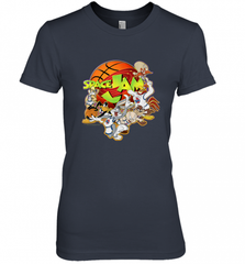 Kids Space Jam Group Shot Basketball Logo Women's Premium T-Shirt Women's Premium T-Shirt - Nice-Tshirts4u