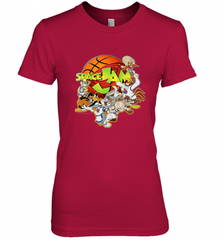 Kids Space Jam Group Shot Basketball Logo Women's Premium T-Shirt Women's Premium T-Shirt - Nice-Tshirts4u
