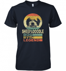 Sheepadoodle Dog Myth Legend Men's Premium T-Shirt Men's Premium T-Shirt - Nice-Tshirts4u