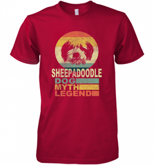 Sheepadoodle Dog Myth Legend Men's Premium T-Shirt Men's Premium T-Shirt - Nice-Tshirts4u
