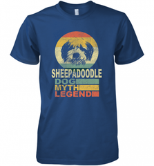 Sheepadoodle Dog Myth Legend Men's Premium T-Shirt Men's Premium T-Shirt - Nice-Tshirts4u
