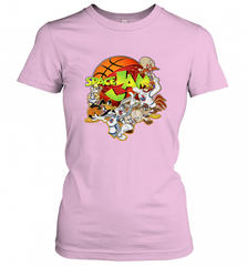 Kids Space Jam Group Shot Basketball Logo Women's T-Shirt Women's T-Shirt - Nice-Tshirts4u
