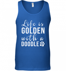 Life Is Golden With A Doodle T Shirt  Golden Doodle Lovers Men's Tank Top Men's Tank Top - Nice-Tshirts4u