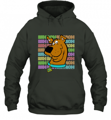 Kids Scooby Doo Ruh Roh Neon Text Stack Hooded Sweatshirt Hooded Sweatshirt - Nice-Tshirts4u
