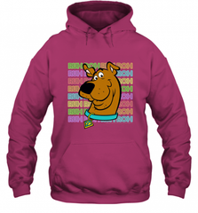 Kids Scooby Doo Ruh Roh Neon Text Stack Hooded Sweatshirt Hooded Sweatshirt - Nice-Tshirts4u