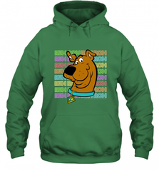 Kids Scooby Doo Ruh Roh Neon Text Stack Hooded Sweatshirt Hooded Sweatshirt - Nice-Tshirts4u