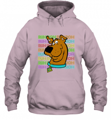Kids Scooby Doo Ruh Roh Neon Text Stack Hooded Sweatshirt Hooded Sweatshirt - Nice-Tshirts4u