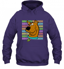 Kids Scooby Doo Ruh Roh Neon Text Stack Hooded Sweatshirt Hooded Sweatshirt - Nice-Tshirts4u