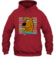 Kids Scooby Doo Ruh Roh Neon Text Stack Hooded Sweatshirt Hooded Sweatshirt - Nice-Tshirts4u