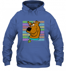 Kids Scooby Doo Ruh Roh Neon Text Stack Hooded Sweatshirt Hooded Sweatshirt - Nice-Tshirts4u