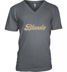 Blonde Hair Color Retro Babe Men's V-Neck Men's V-Neck - Nice-Tshirts4u