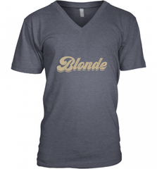 Blonde Hair Color Retro Babe Men's V-Neck Men's V-Neck - Nice-Tshirts4u