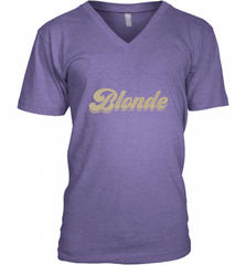 Blonde Hair Color Retro Babe Men's V-Neck Men's V-Neck - Nice-Tshirts4u