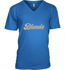Blonde Hair Color Retro Babe Men's V-Neck Men's V-Neck - Nice-Tshirts4u