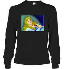Disney Sleeping Beauty Aurora Sleeping Long Sleeve T-Shirt Long Sleeve T-Shirt - Nice-Tshirts4u