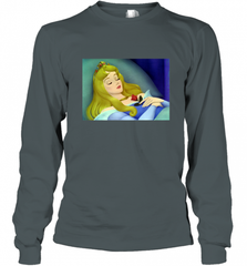 Disney Sleeping Beauty Aurora Sleeping Long Sleeve T-Shirt Long Sleeve T-Shirt - Nice-Tshirts4u