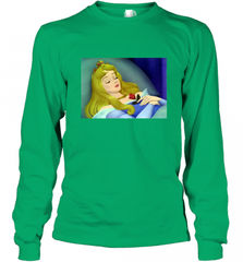 Disney Sleeping Beauty Aurora Sleeping Long Sleeve T-Shirt Long Sleeve T-Shirt - Nice-Tshirts4u