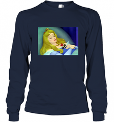 Disney Sleeping Beauty Aurora Sleeping Long Sleeve T-Shirt Long Sleeve T-Shirt - Nice-Tshirts4u