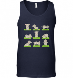 Funny Goat Yoga Tshirts Yoga Goat On Mat Cool Gifts Men's Tank Top