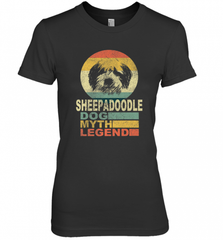 Sheepadoodle Dog Myth Legend Women's Premium T-Shirt Women's Premium T-Shirt - Nice-Tshirts4u