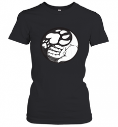 Dog Paw Hand Yin Yang Shirt _ Cute Animal Rescuers Women's T-Shirt
