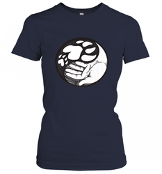 Dog Paw Hand Yin Yang Shirt _ Cute Animal Rescuers Women's T-Shirt