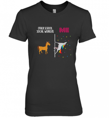 School Social Worker Unicorn Others You Women's Premium T-Shirt Women's Premium T-Shirt - Nice-Tshirts4u