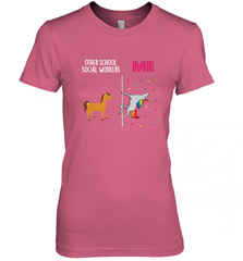 School Social Worker Unicorn Others You Women's Premium T-Shirt Women's Premium T-Shirt - Nice-Tshirts4u
