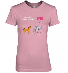 School Social Worker Unicorn Others You Women's Premium T-Shirt Women's Premium T-Shirt - Nice-Tshirts4u