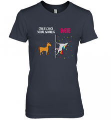 School Social Worker Unicorn Others You Women's Premium T-Shirt Women's Premium T-Shirt - Nice-Tshirts4u