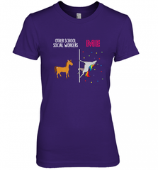 School Social Worker Unicorn Others You Women's Premium T-Shirt Women's Premium T-Shirt - Nice-Tshirts4u