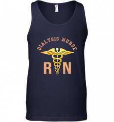 Dialysis Registered Nurse Caduceus Medical Symbol RN Men's Tank Top