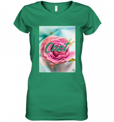 Womens Floral Cunt T shirt _ See You Next Tuesday Women's V-Neck T-Shirt Women's V-Neck T-Shirt - Nice-Tshirts4u