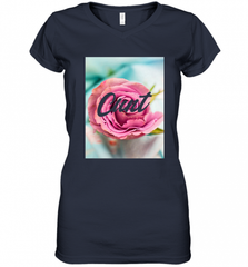 Womens Floral Cunt T shirt _ See You Next Tuesday Women's V-Neck T-Shirt Women's V-Neck T-Shirt - Nice-Tshirts4u