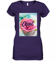 Womens Floral Cunt T shirt _ See You Next Tuesday Women's V-Neck T-Shirt Women's V-Neck T-Shirt - Nice-Tshirts4u