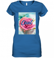 Womens Floral Cunt T shirt _ See You Next Tuesday Women's V-Neck T-Shirt Women's V-Neck T-Shirt - Nice-Tshirts4u