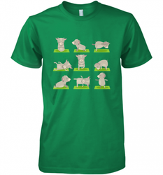 Funny Goat Yoga Tshirts Yoga Goat On Mat Cool Gifts Men's Premium T-Shirt