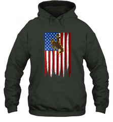 Wyoming Cowboys Grunge American Flag  Apparel Hooded Sweatshirt Hooded Sweatshirt - Nice-Tshirts4u