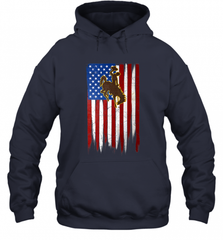 Wyoming Cowboys Grunge American Flag  Apparel Hooded Sweatshirt Hooded Sweatshirt - Nice-Tshirts4u