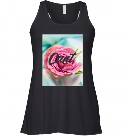 Womens Floral Cunt T shirt _ See You Next Tuesday Women's Racerback Tank Women's Racerback Tank / Black / XS Women's Racerback Tank - Nice-Tshirts4u