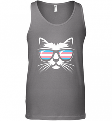 Transgender Pride Cat Gift T Shirt Support Trans Community Men's Tank Top Men's Tank Top - Nice-Tshirts4u