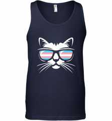 Transgender Pride Cat Gift T Shirt Support Trans Community Men's Tank Top Men's Tank Top - Nice-Tshirts4u