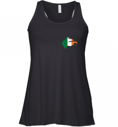 South Boston  Pocket Irish Flag Women's Racerback Tank
