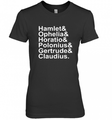 Funny Shakespeare Hamlet Ophelia Literary Gift Women's Premium T-Shirt Women's Premium T-Shirt - Nice-Tshirts4u