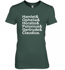 Funny Shakespeare Hamlet Ophelia Literary Gift Women's Premium T-Shirt Women's Premium T-Shirt - Nice-Tshirts4u