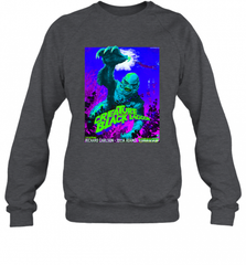 Vintage Water Lagoon Creature  Classic Horror Movie Tee Crewneck Sweatshirt Crewneck Sweatshirt - Nice-Tshirts4u