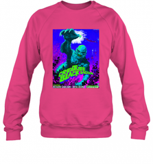 Vintage Water Lagoon Creature  Classic Horror Movie Tee Crewneck Sweatshirt Crewneck Sweatshirt - Nice-Tshirts4u