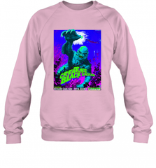 Vintage Water Lagoon Creature  Classic Horror Movie Tee Crewneck Sweatshirt Crewneck Sweatshirt - Nice-Tshirts4u