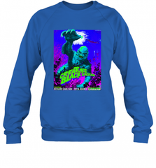 Vintage Water Lagoon Creature  Classic Horror Movie Tee Crewneck Sweatshirt Crewneck Sweatshirt - Nice-Tshirts4u